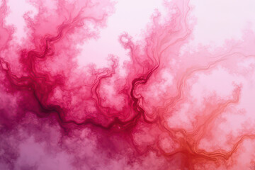 Fototapeta premium Mesmerizing Ink in Water: Pink & Light Khaki Dance in Dreamlike Patterns