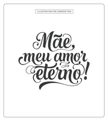 Lettering Dia das Mães
