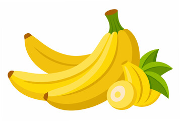vector illustration of bananas