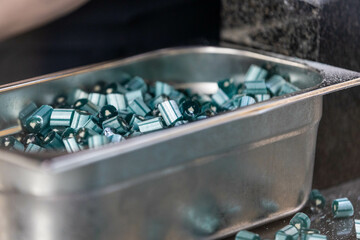 a box voll ofcandies in a candy manufactury in Vienna