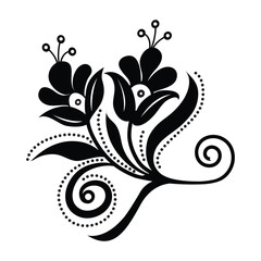  flower pattern vector illustration