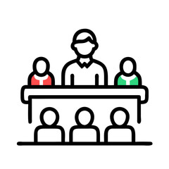 Minimalist Red Green Eyes Silhouette on Black Background