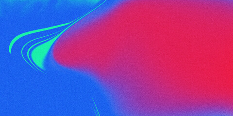 Abstract background with flowing lines and a gradient of blue green and red hues