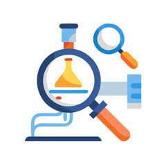 Microscope Magnifying Beaker: Scientific Discovery, Research, and Development