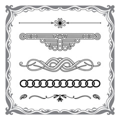 Abstract Nautical Line Art Dividers