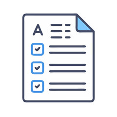 Checklist icon vector illustration for business to do