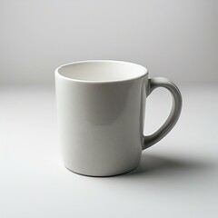 Obraz premium white cup isolated on white