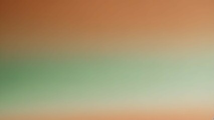Obraz premium Gradient blur of warm terracotta and fresh mint. Bold, clean, and uniquely modern.