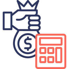 Cost Savings line color icon