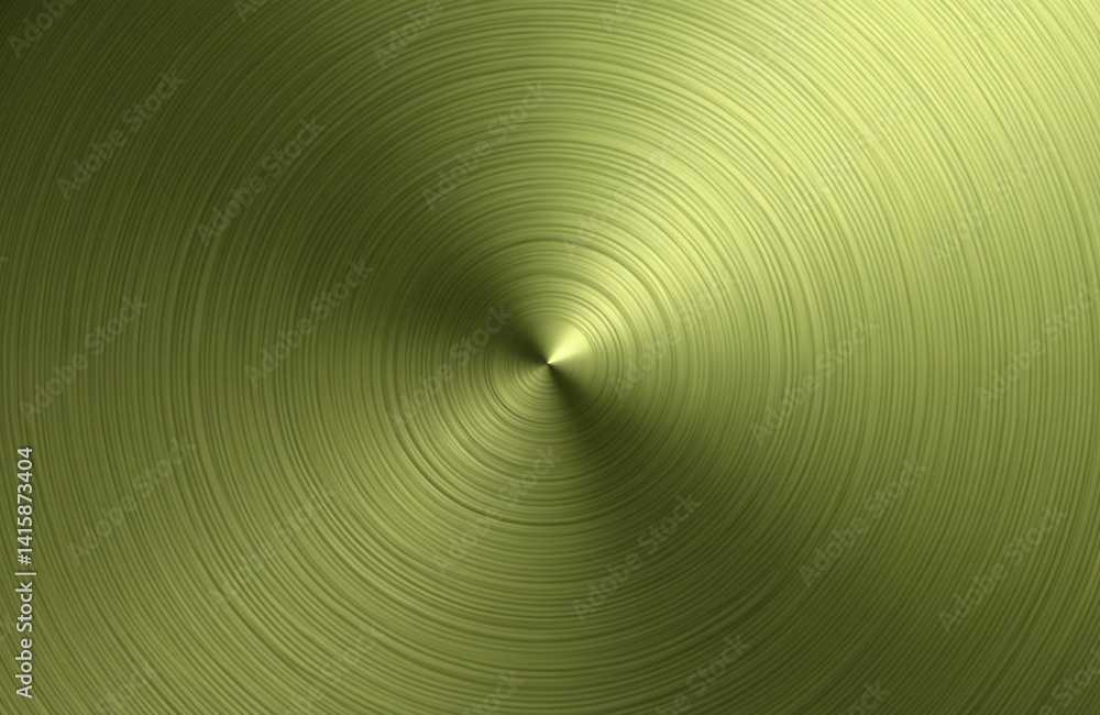Aufkleber abstract background with concentric circles in green colors. divergent radial lines creates pattern,