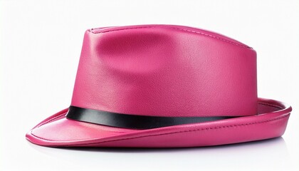pink hat isolated on white