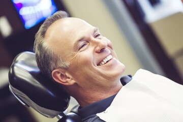 Middle Aged Man Smiling After Receiving Positive Test Results