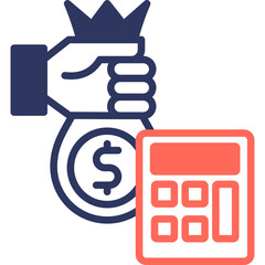 Cost Savings mixed color icon
