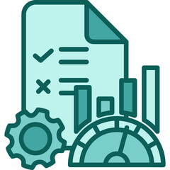 Efficiency Metrics solid icon