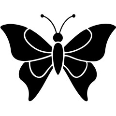 Creative Butterfly Icon Vector Illustration