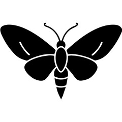 Creative Butterfly Icon Vector Illustration