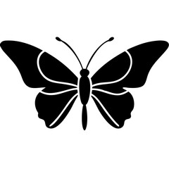Creative Butterfly Icon Vector Illustration
