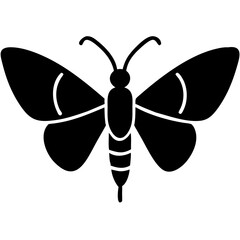 Creative Butterfly Icon Vector Illustration