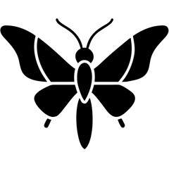 Creative Butterfly Icon Vector Illustration