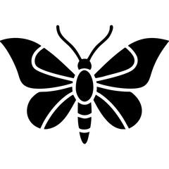 Creative Butterfly Icon Vector Illustration