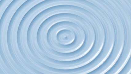 Abstract 3d illustration with waves, top view
