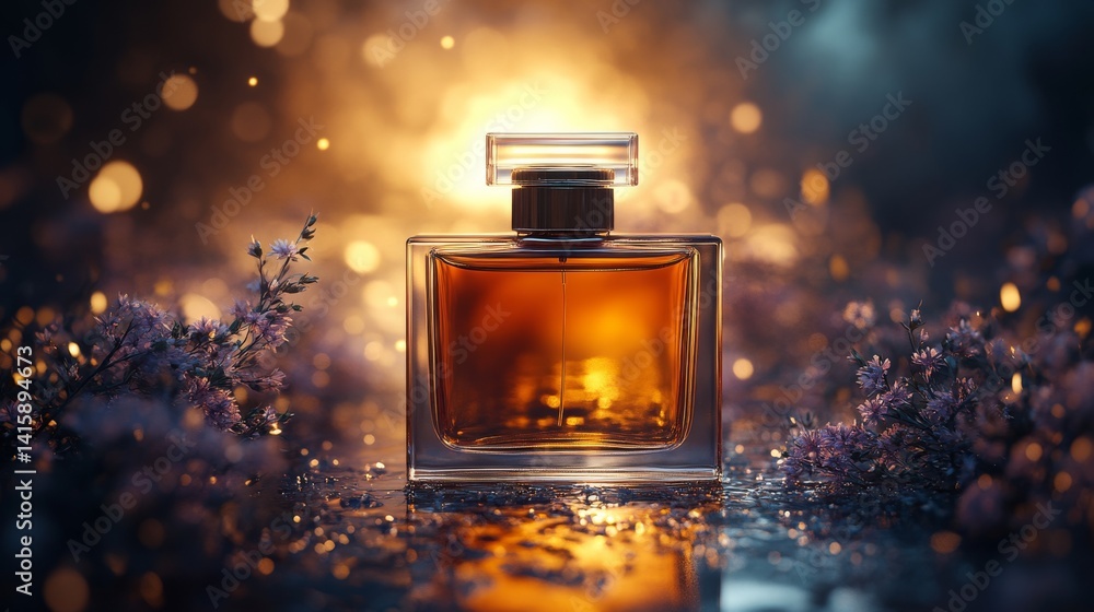 Aufkleber capturing the essence of luxury with a stunning special edition perfume collaboration showcasing ele