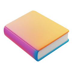 Book icon isolated on transparent background