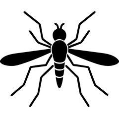 Creative Gnat Icon Vector Illustration