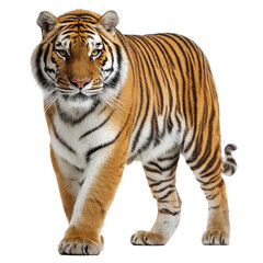 Obraz premium Tiger isolated on transparent background