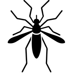 Creative Gnat Icon Vector Illustration