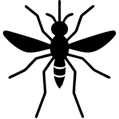 Creative Gnat Icon Vector Illustration