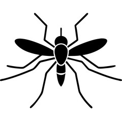 Creative Gnat Icon Vector Illustration