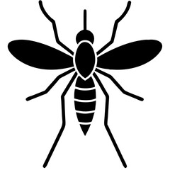 Creative Gnat Icon Vector Illustration