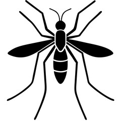 Creative Gnat Icon Vector Illustration