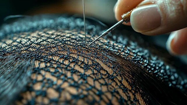 Master wig making techniques in a home studio setting with detailed step-by-step instructions