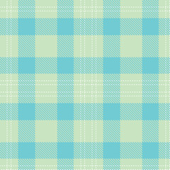 Pastel very pale green and Dark white Seamless Tartan Fabric Design