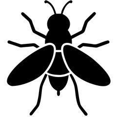 Creative Horsefly Icon Vector Illustration | Detailed & Minimal Insect Design
