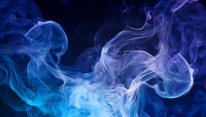 smoke on black background