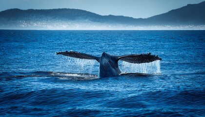 Fototapeta premium dolphin jumping in the water