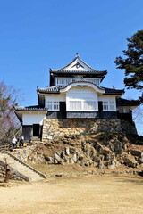 備中松山城二の丸からの天守