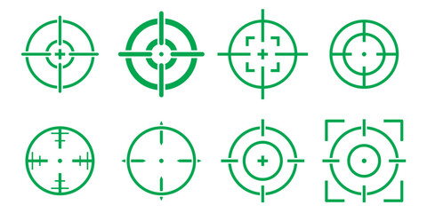 Target with arrow vector icon. Editable stroke.