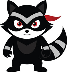 Obraz premium black cat cartoon