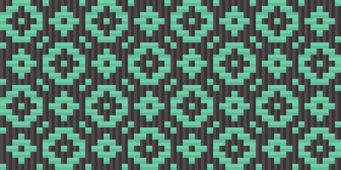 seamless traditional woven pattern called Anyaman