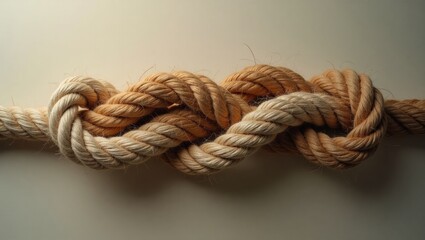 Intricate Knotted Rope Design