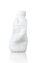 white plastic bottle without label