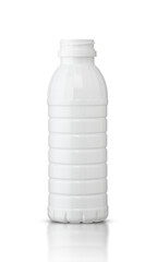 white plastic bottle without label