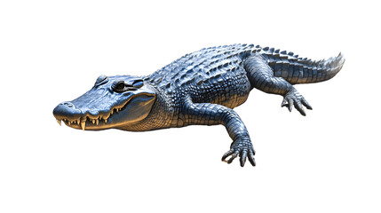 Naklejka premium Detailed Illustration of a Reptile with Sharp Teeth and Scaly Skin Perfect for Wildlife Natur