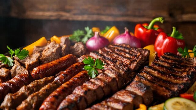 Grilling BBQ Meat: Traditional Asado from Argentina, Paraguay, and Uruguay