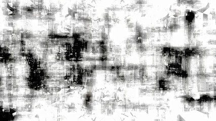 Naklejka premium 都会のビル群をイメージした抽象的水墨画 背景素材