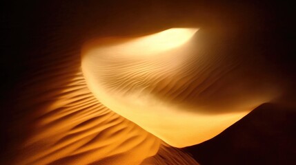 Golden Dunes Illuminated